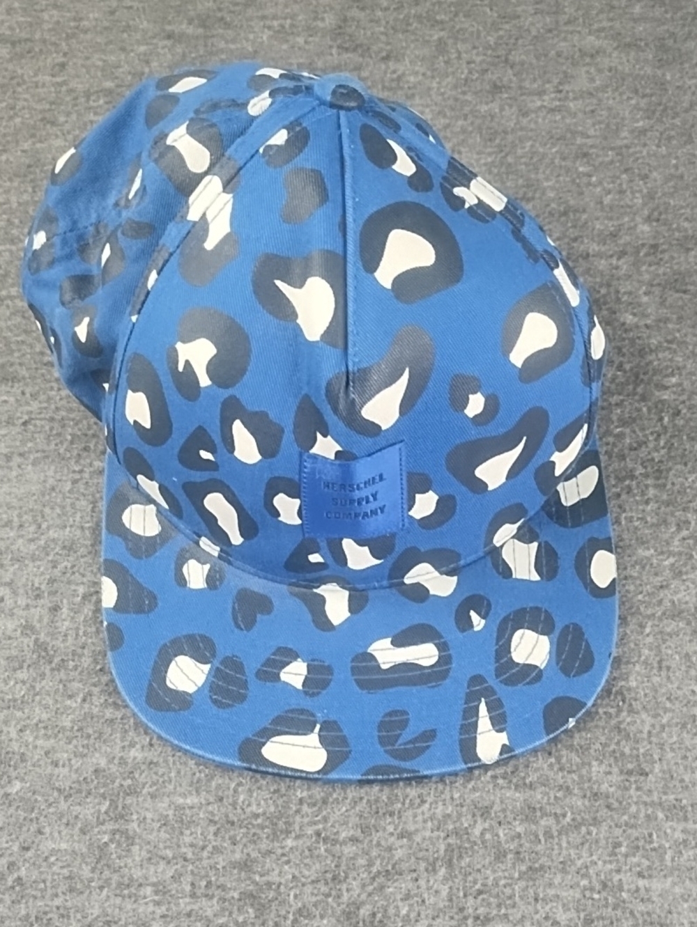 Herschel Supply + Starter Blue Leopard Print 5-Panel Cap